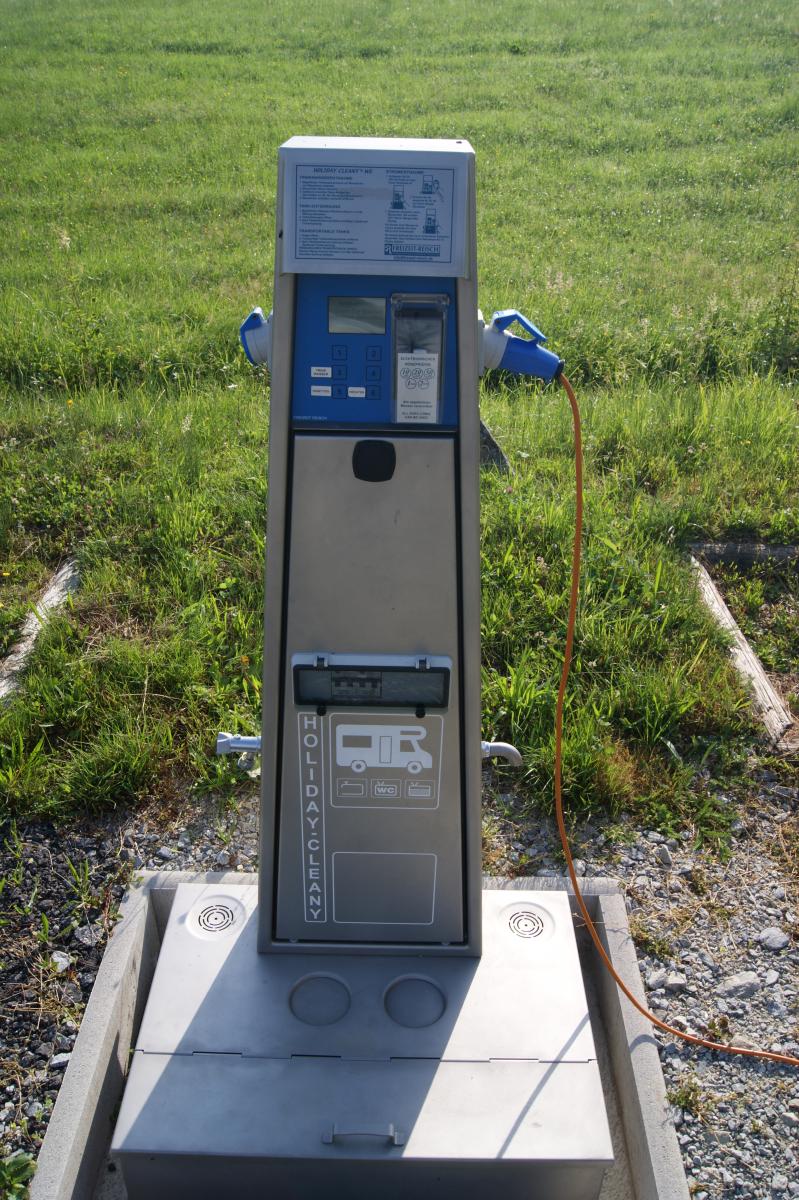 Entsorgungsstation Wohnmobilstellplatz